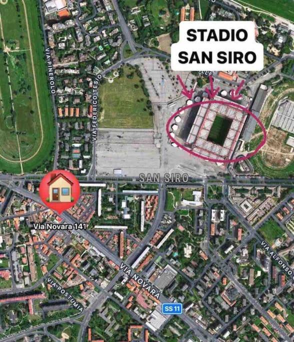 Appartamento A 500 Metri Da San Siro Милано Екстериор снимка